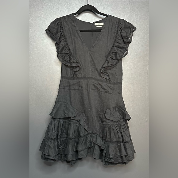 NEW Isabel Marant Etoile Audrey Dress Black 40 L - Picture 3 of 6
